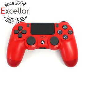 【いつでも2倍！5．0のつく日は3倍！1日も18日も3倍！】【中古】SONY ワイヤレスコントローラー DUALSHOCK4 マグマ・レッド CUH-ZCT2J11 本体のみ