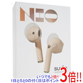 【いつでも2倍！5．0のつく日は3倍！1日も18日も3倍！】【中古】Sudio ワイヤレスイヤホン NIO SD-0094 ベージュ 未使用