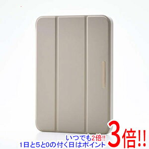 �y���ł�2�{�I1����5.0�̂����A18����3�{�I�zELECOM iPad mini(A17 Pro) �t���b�v�P�[�X ���^�y�� TB-A25SWVJM3GB �O���[�W��