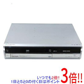 【いつでも2倍！5．0のつく日は3倍！1日も18日も3倍！】【中古】Panasonic HDD内蔵VHS一体型DVDレコーダー DIGA DMR-XW40V-S リモコンなし