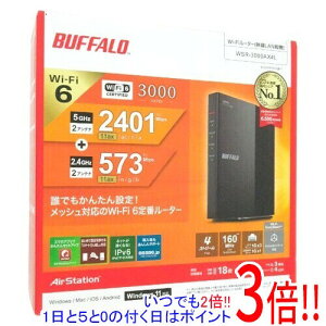 BUFFALO Wi-Fi���[�^�[ AirStation WSR-3000AX4L �u���b�N