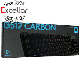 【いつでも2倍！5．0のつく日は3倍！1日も18日も3倍！】【中古】ロジクール G512 Carbon RGB Mechanical Gaming Keyboard (Linear) G512r-LN ブラック 元箱あり
