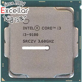 【いつでも2倍！5．0のつく日は3倍！1日も18日も3倍！】【中古】Core i3 9100 3.6GHz 6M LGA1151 65W SRCZV