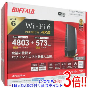�y�����ۏؑΉ�!!�zBUFFALO ����LAN���[�^ AirStation WSR-5400AX6B-MB �}�b�g�u���b�N