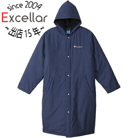 【いつでも2倍！5．0のつく日は3倍！1日も18日も3倍！】CHAMPION チャンピオン F (フリー) サイズ BENCH COAT ベンチコート ネイビー