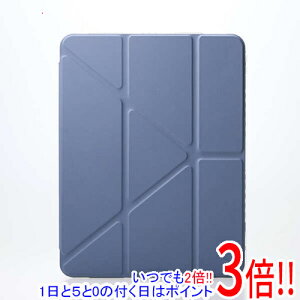 ELECOM 11�C���`iPad Air(M4/M3/M2) ORIGAMIX�P�[�X �w�ʃN���A TB-A26MWVORBG �u���[�O���[