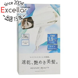 【いつでも2倍！5．0のつく日は3倍！1日も18日も3倍！】KOIZUMI マイナスイオンヘアドライヤー KHD-9330/W ホワイト