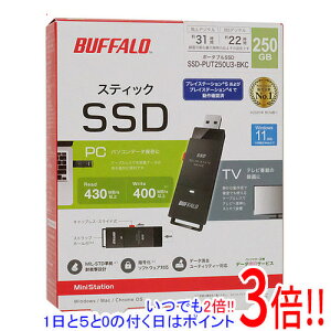 yۏؑΉ!!zBUFFALO OtSSD SSD-PUT250U3-BKC ubN