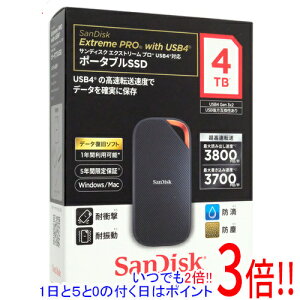 �y���ł�2�{�I1����5.0�̂����A18����3�{�I�zSANDISK �|�[�^�u��SSD �G�N�X�g���[�� �v�� SDSSDE82-4T00-J25 4TB