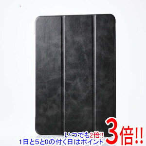 ELECOM 11�C���`iPad Air(M3/M2) �t���b�v�P�[�X ���^�y�� �w�ʃN���A 2�A���O�� TB-A25MWVBK �u���b�N