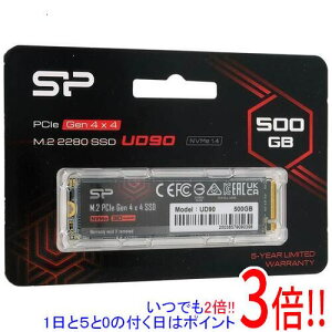 �y���ł�2�{�I1����5.0�̂����A18����3�{�I�zSilicon Power�� M.2 SSD 500GB PCIe Gen 4x4 UD90 SP500GBP44UD9005