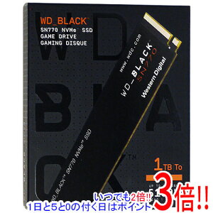 �y���ł�2�{�I1����5.0�̂����A18����3�{�I�zWestern Digital�� SSD WD_Black SN770 NVMe WDS100T3X0E 1TB