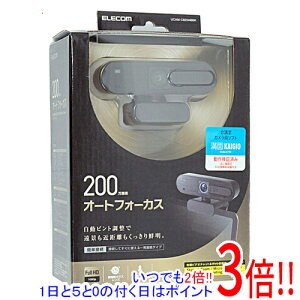 yۏؑΉ!!zELECOM I[gtH[JXΉ200fWebJ UCAM-C820ABBK ubN