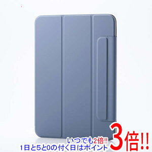 ELECOM iPad(A16) �t���b�v�P�[�X �����^ �}�O�l�b�g���E �X���[�v�Ή� TB-A25RWVPF2BG �u���[�O���[