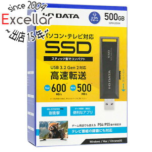 yۏؑΉ!!zI-O DATA USB 3.2 Gen 2ΉXeBbNSSD SSPM-US500K 500GB