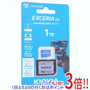 �y���ł�2�{�I1����5.0�̂����A18����3�{�I�z�L�I�N�V�A microSDXC�������[�J�[�h EXCERIA G3 KMU-C001T 1TB