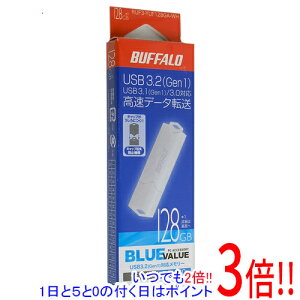 ył2{I15.0̂A183{IzBUFFALO USB3.0p USB[ RUF3-YUF128GA-WH 128GB zCg