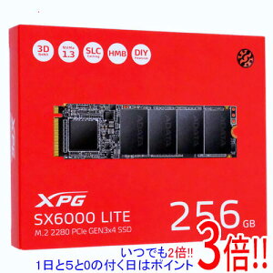 �y���ł�2�{�I1����5.0�̂����A18����3�{�I�zA-DATA�� SSD XPG SX6000 Lite ASX6000LNP-256GT-C