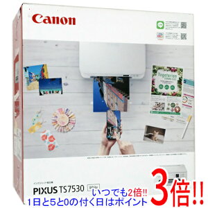 �y�����ۏؑΉ�!!�z�y�V�i�󂠂�(�������E��Ԃ�)�z Canon �C���N�W�F�b�g�����@ PIXUS TS7530 �z���C�g