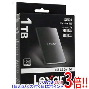 �y���ł�2�{�I1����5.0�̂����A18����3�{�I�zLEXAR MEDIA �O�t��SSD SL500 LSL500X001T-RNBNG 1TB