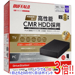 �y�����ۏؑΉ�!!�zBUFFALO���O�tHD HD-EDC4U3-BA 4TB