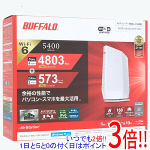 yۏؑΉ!!zBUFFALO LAN[^[ AirStation WSR-5400AX6P-WH zCg