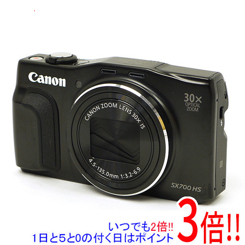 PowerShot SX700 HS [ブラック] 【中古】Canon製 PowerShot SX700 HS ブラック 1610万画素