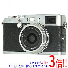 【いつでも2倍！5．0のつく日は3倍！1日も18日も3倍！】【中古】FUJIFILM デジカメ FinePix X100 1230万画素 本体いたみ