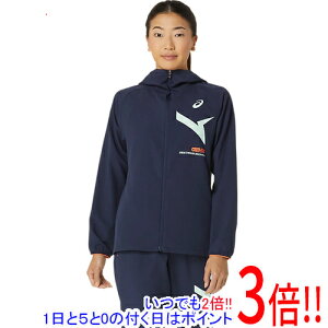 【いつでも2倍!1日と5.0のつく日、18日は3倍!】asics アシックス XLサイズ ウイメンズA-I-Mドライクロスフーディージャケット 2032C973 ミッドナイト
