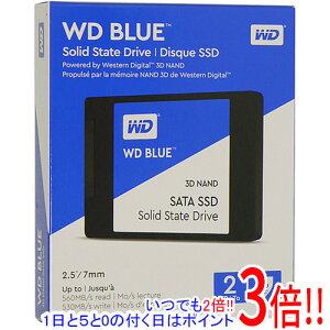 �y���ł�2�{�I1����5.0�̂����A18����3�{�I�zWestern Digital�� SSD WD Blue 3D NAND SATA WDS200T2B0A-EC 2TB