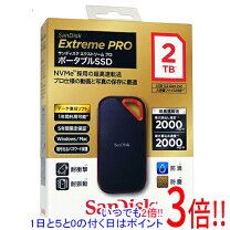 楽天市場】sandisk sdssde60-2t00-j25 extreme portable ssd 2tbの通販