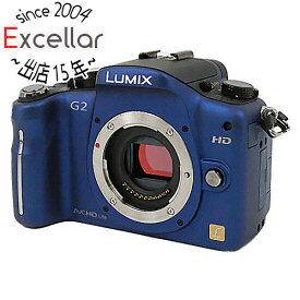 【いつでも2倍！5．0のつく日は3倍！1日も18日も3倍！】【中古】Panasonic LUMIX DMC-G2 ボディ コンフォートブルー 液晶画面いたみ