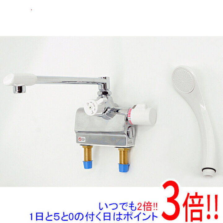 楽天市場】三栄水栓 サーモデッキシャワー混合栓 SK78D-W-13 