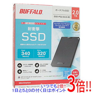 �y�����ۏؑΉ�!!�zBUFFALO �O�t��SSD SSD-PG2.0U3-BC 2TB �u���b�N
