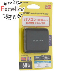 【いつでも2倍！5．0のつく日は3倍！1日も18日も3倍！】ELECOM USB Power DeliveryAC充電器 MPA-ACCP24BK