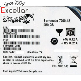 【いつでも2倍！5．0のつく日は3倍！1日も18日も3倍！】SEAGATE製HDD ST250DM000 250GB SATA600 7200