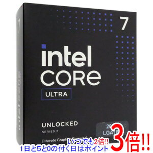 �y���ł�2�{�I1����5.0�̂����A18����3�{�I�zCore Ultra 7 265KF 3.9GHz LGA1851 SRQCU
