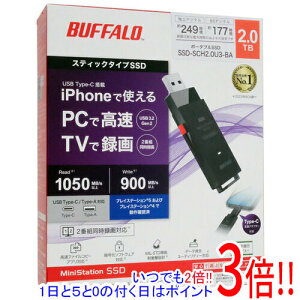 yۏؑΉ!!zBUFFALO XeBbN^OtSSD SSD-SCH2.0U3-BA 2TB ubN