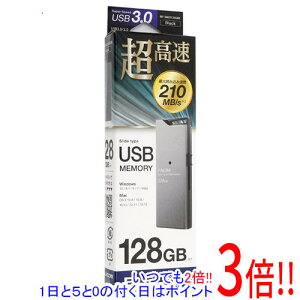 ELECOM USB3.0�Ή�USB������ MF-DAU3128GBK 128GB �u���b�N