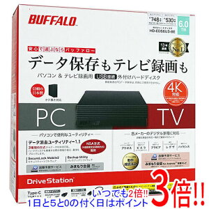 yۏؑΉ!!zBUFFALOOtHD HD-EDS6U3-BE 6TB ubN