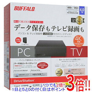 �y�����ۏؑΉ�!!�zBUFFALO���O�tHD HD-EDS4U3-BE 4TB �u���b�N
