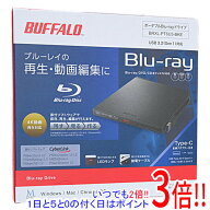 【いつでも2倍！1日と5.0のつく日、18日は3倍！】BUFFALO 外付けブルーレイドライブ BRXL-PT6U3-BKE