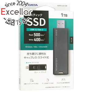 yۏؑΉ!!zI-O DATA USB 10Gbps(USB 3.2 Gen2)Ή XeBbNSSD SSPS-US1GR 1TB