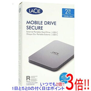 �y���ł�2�{�I1����5.0�̂����A18����3�{�I�zLaCie Mobile Drive Secure STLR2000400 �X�y�[�X�E�O���C