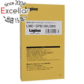 【いつでも2倍！5．0のつく日は3倍！1日も18日も3倍！】【中古】ロジテック 外付けSSD 1TB LMD-SPB100U3BK ブラック 未使用