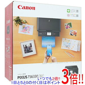 �y�����ۏؑΉ�!!�z�y�V�i�󂠂�(�������E��Ԃ�)�z Canon�� �C���N�W�F�b�g�����@ PIXUS TS6330 �u���b�N