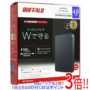 �y�����ۏؑΉ�!!�zBUFFALO��PortableHD HD-PGF4.0U3-GBKA 4TB