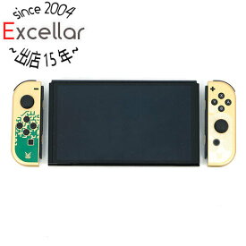 【いつでも2倍！5．0のつく日は3倍！1日も18日も3倍！】【中古】任天堂 Nintendo Switch 有機ELモデル ゼルダの伝説 ティアーズ オブ ザ キングダムエディション HEG-S-KDAAA 液晶画面いたみ