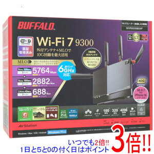 yۏؑΉ!!zBUFFALO LAN[^ AirStation WXR9300BE6P ubN