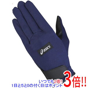 【いつでも2倍!1日と5.0のつく日、18日は3倍!】asics アシックス Mサイズ グラウンドゴルフ スタンダードグローブ 3283A227 ネイビー